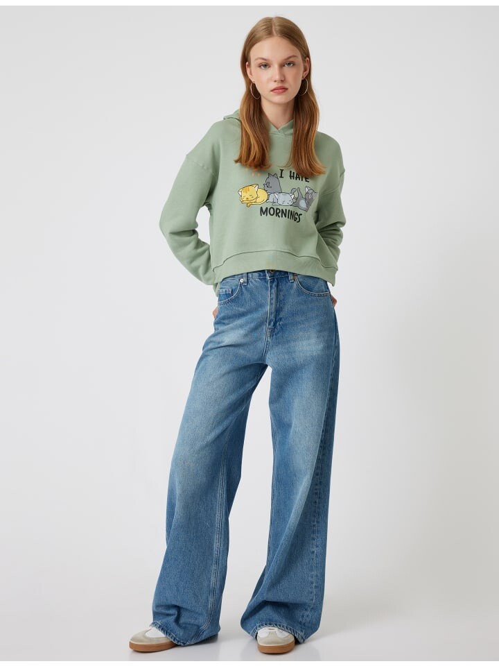 

Толстовка KOTON Sweatshirt, цвет Minze