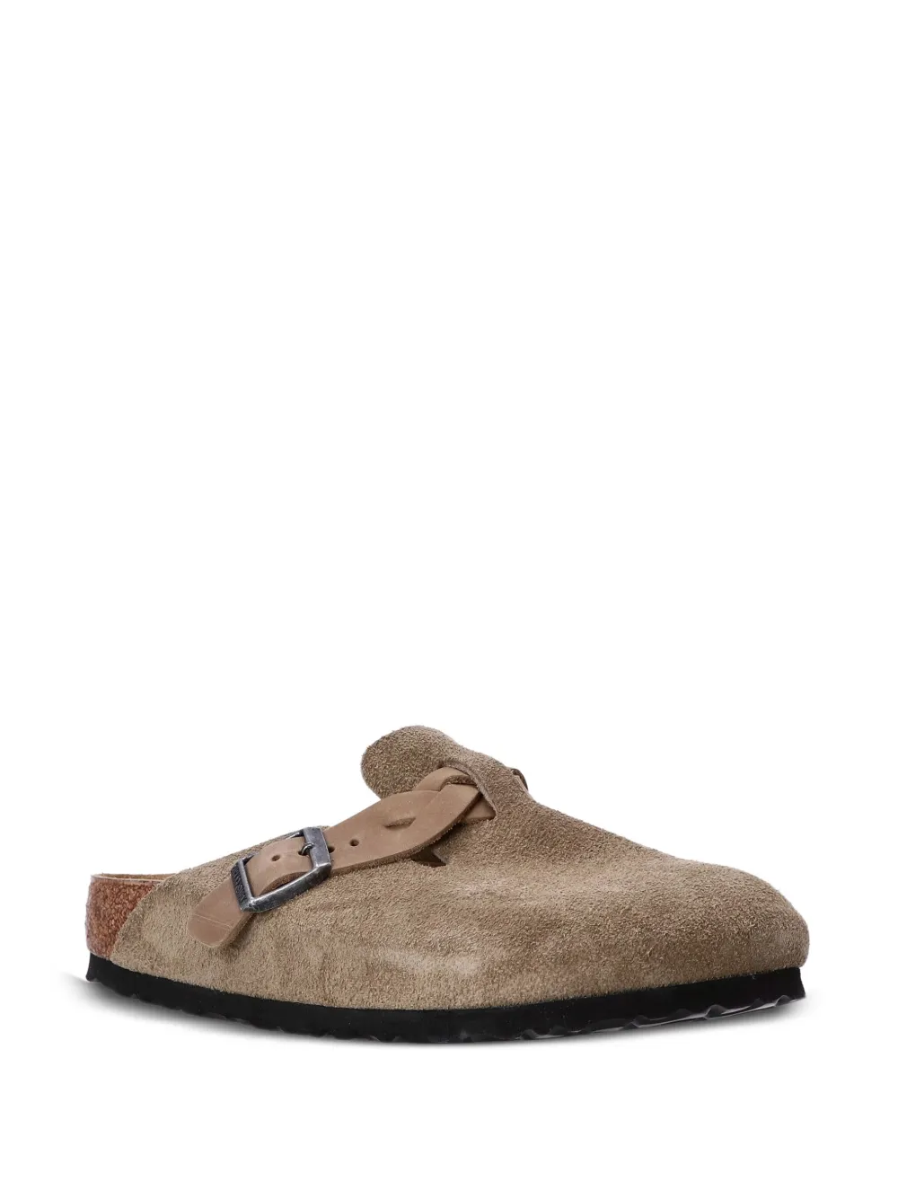 Замшевые слиперы Boston BIRKENSTOCK, нейтральный — фото 2