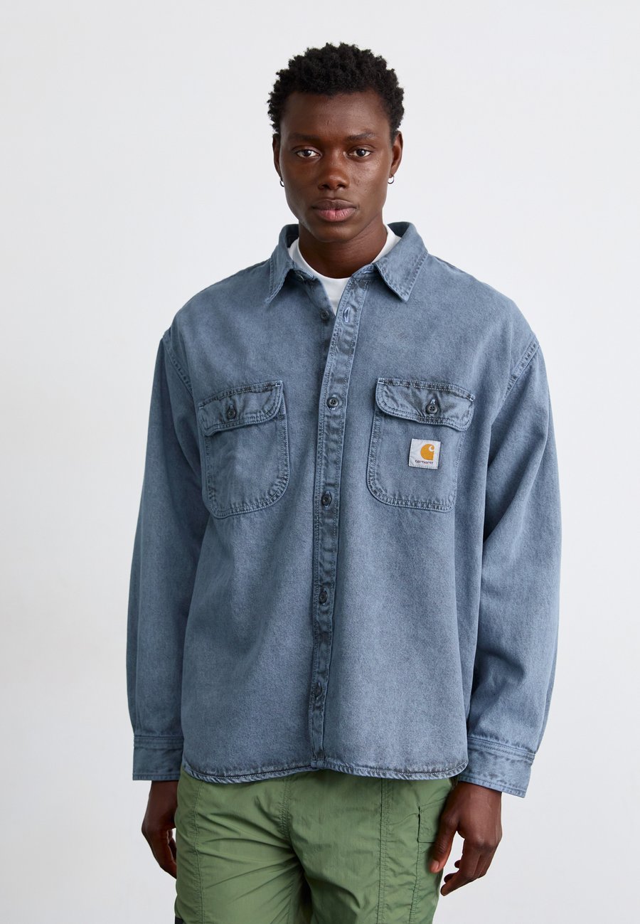 

Куртка Carhartt WIP TIGAN SHIRT JACKET , Black/Blue Fog/Blue