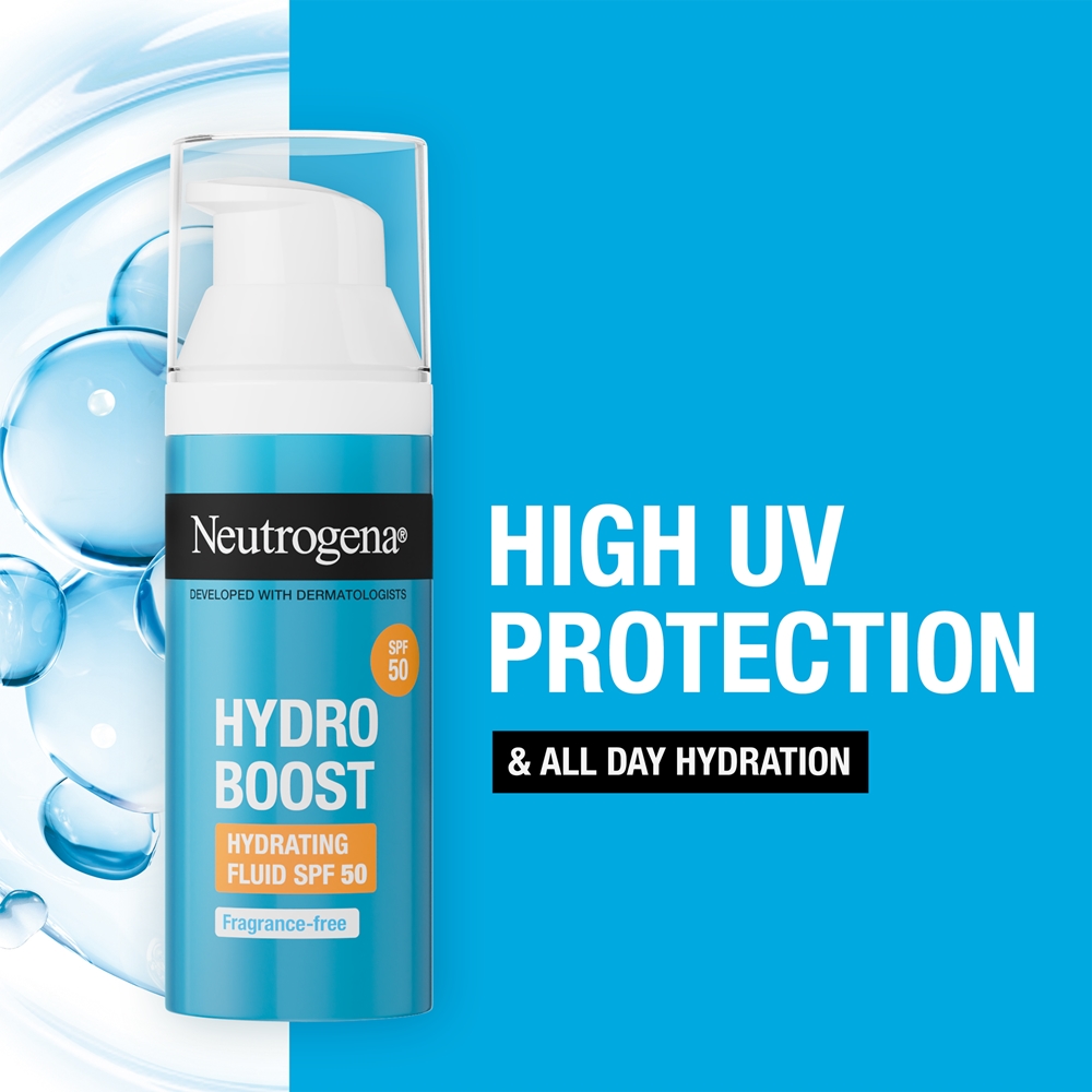 Легкий увлажняющий флюид Hydro Boost SPF 50 Neutrogena, 50 мл — фото 2