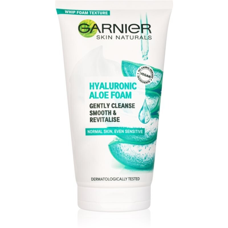 

Garnier Skin Naturals Hyaluronic Aloe Foam очищающая пенка 150 мл