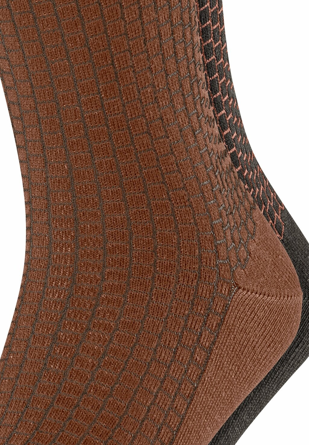 

Носки ILLUSIONAL GRID 2-PACK Esprit, коричневый