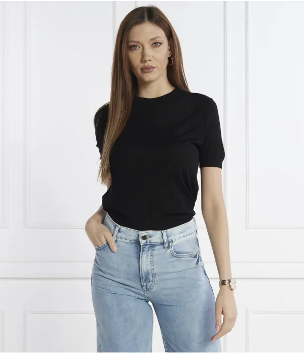 Шерстяной свитер Falyssiasi Regular fit Boss, черный — фото 3