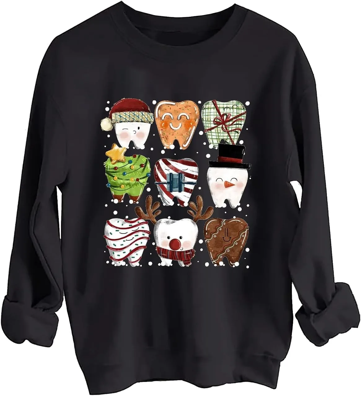 

Рождественский свитер Dental с принтом