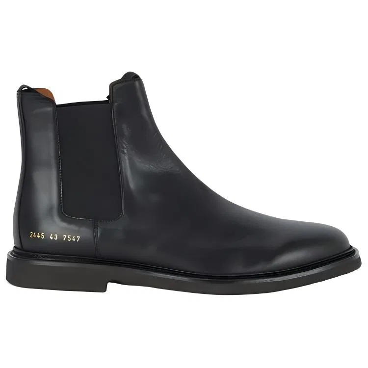 Челси ботинки полиэстеровые COMMON PROJECTS с коробкой черные — фото 3
