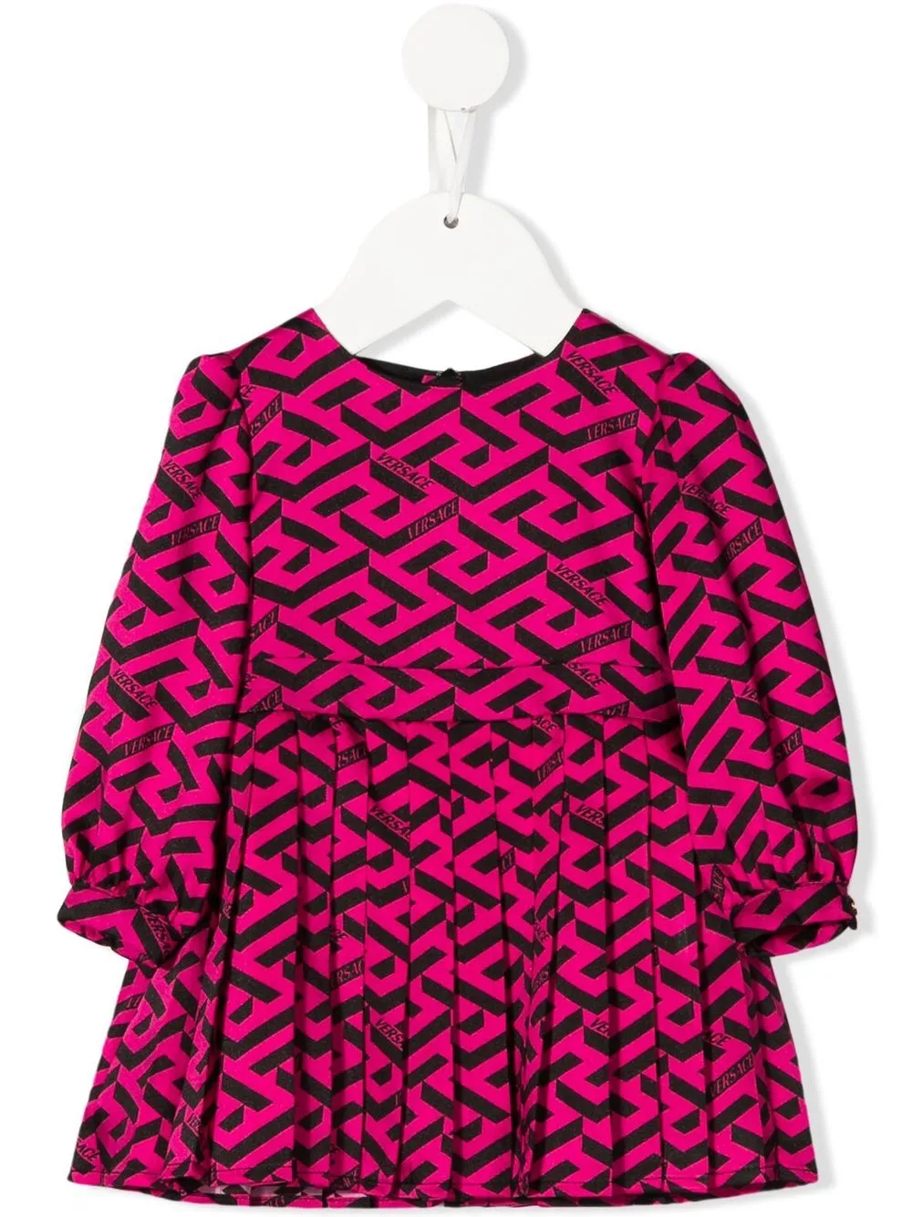

Платье с монограммой Versace Kids, черный