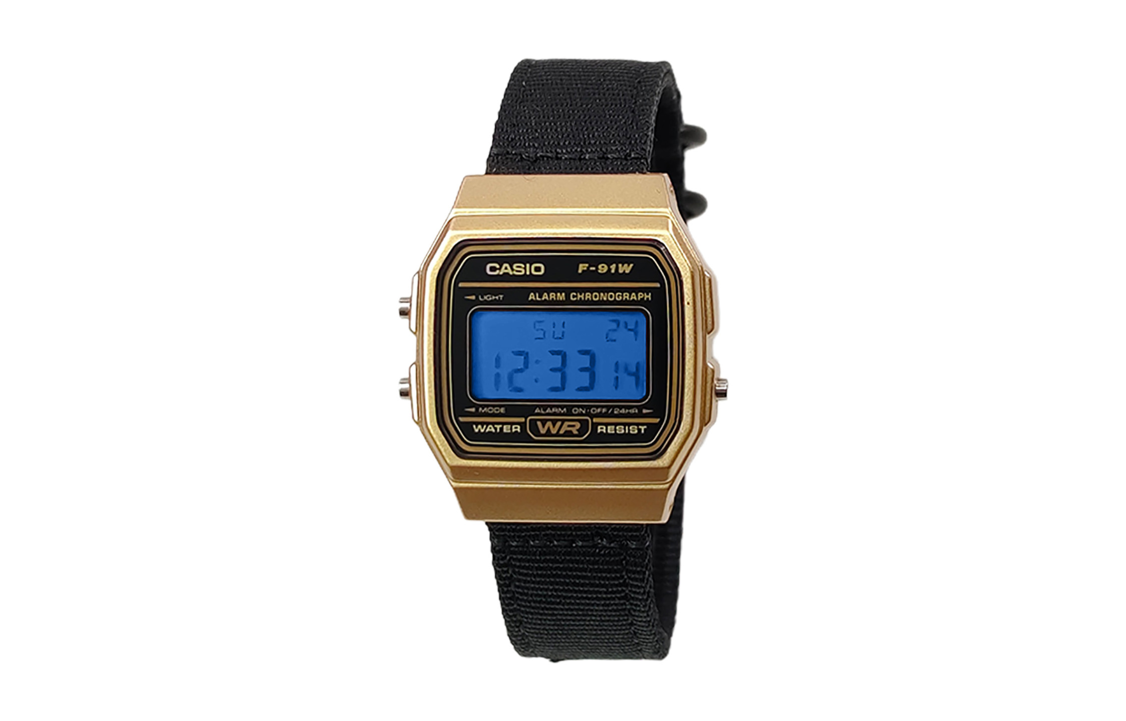 

CASIO Часы Retrofit Series Quartz Movement Nylon Strap Watch Men's Watch Black Dial
