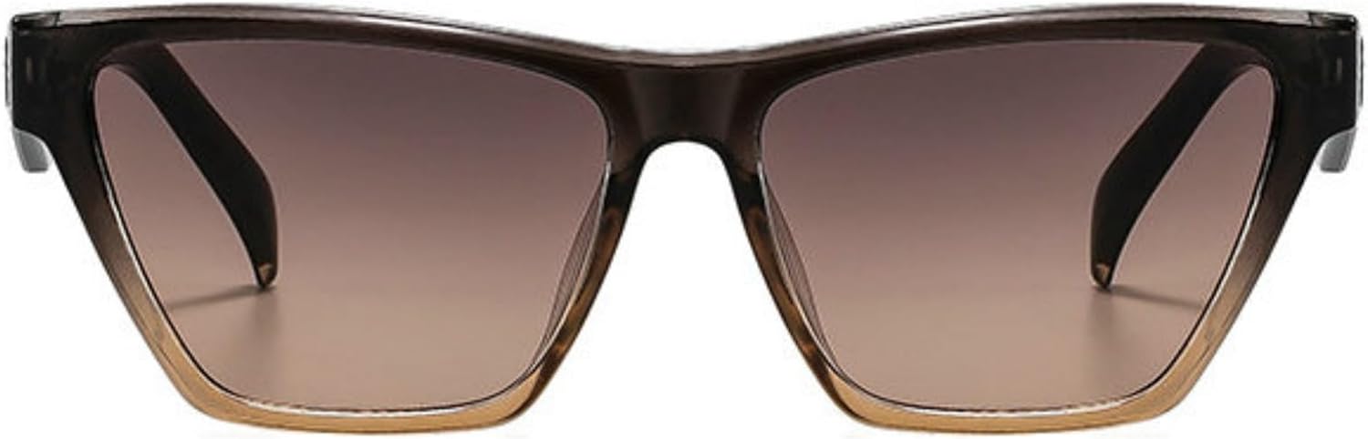 

Willochra Модные большие солнцезащитные очки «кошачий глаз» для женщин, 2026 год, роскошные дизайнерские большие квадратные солнцезащитные очки с градиентным переходом цвета, C7