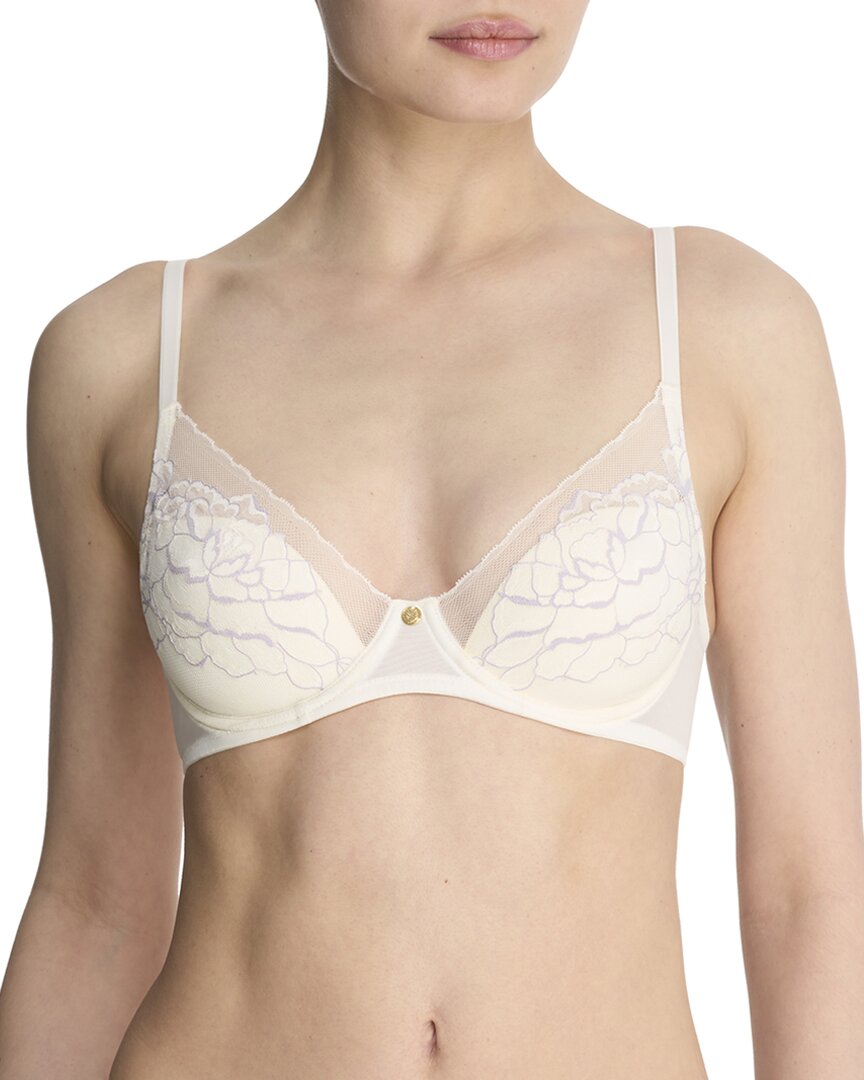 

Бюстгальтер на косточках Natori Flora Contour, белый