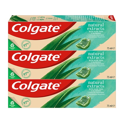 

Натуральная зубная паста с алоэ вера 3 x 75 мл Colgate