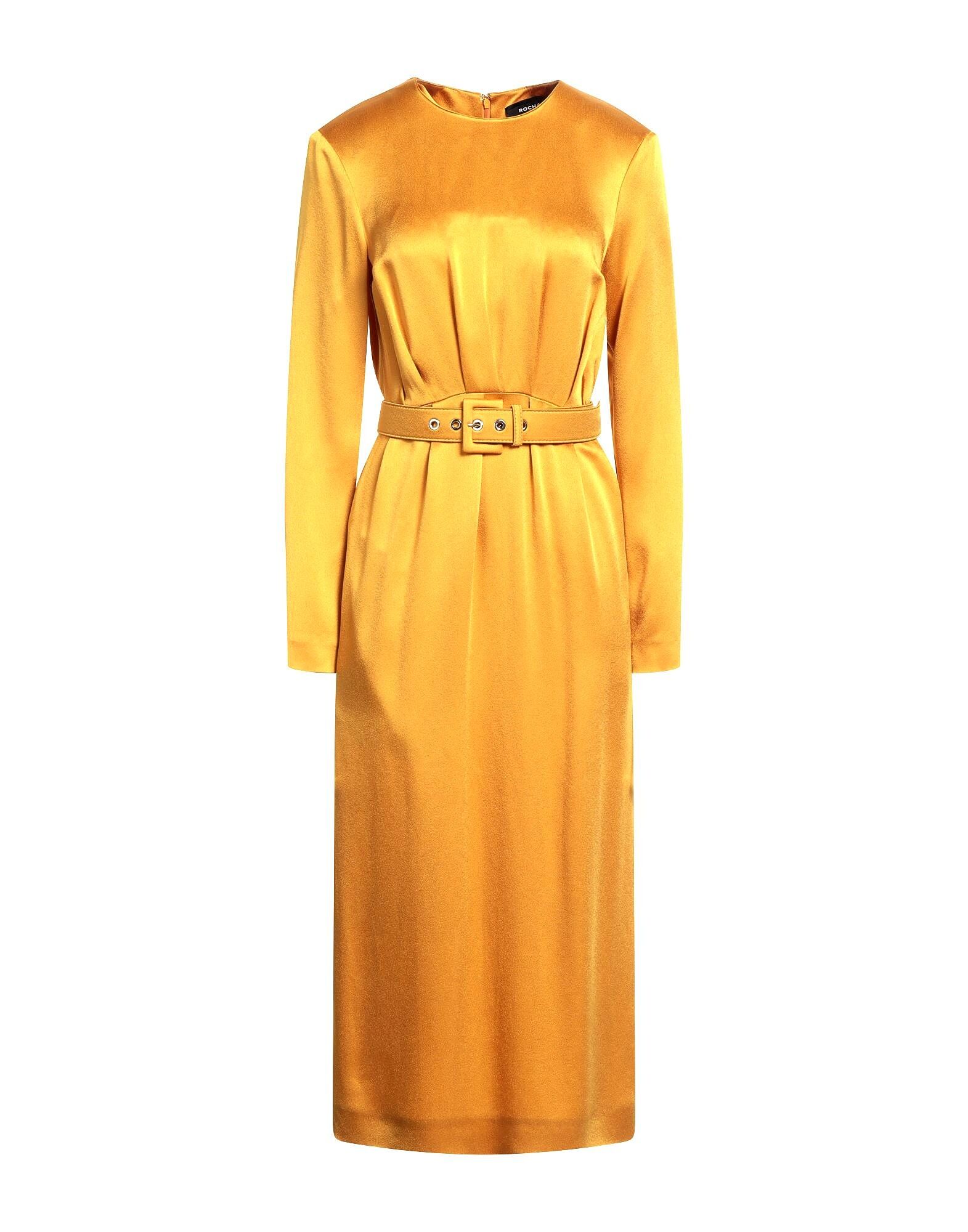 

Платье миди Rochas, желто-оранжевый