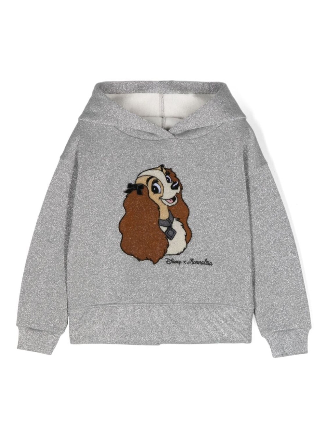 

Monnalisa худи Lady & The Tramp из коллаборации с Disney, серый