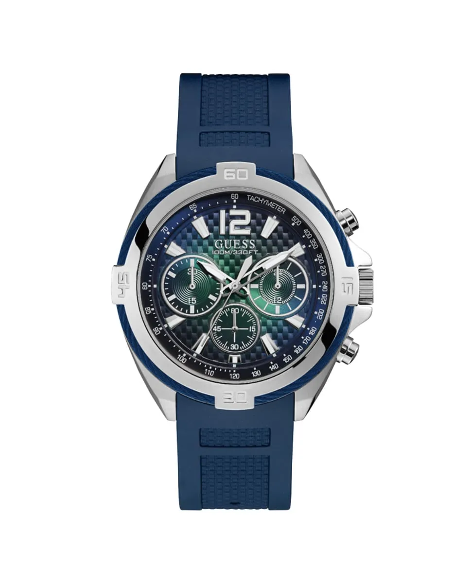 

Мужские часы Surge W1168G1 с силиконовым и синим ремешком Guess, синий