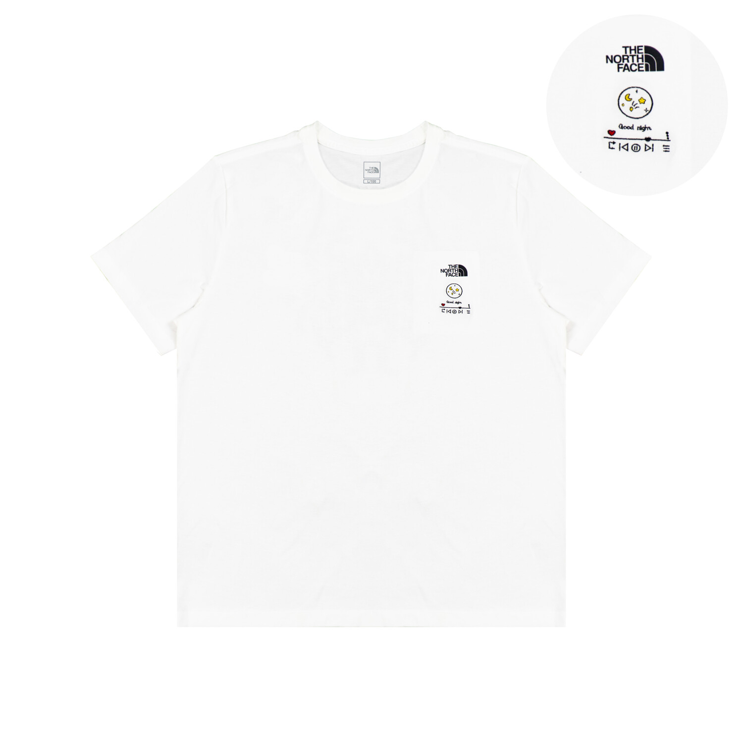 

Футболка унисекс белая The North Face, белый