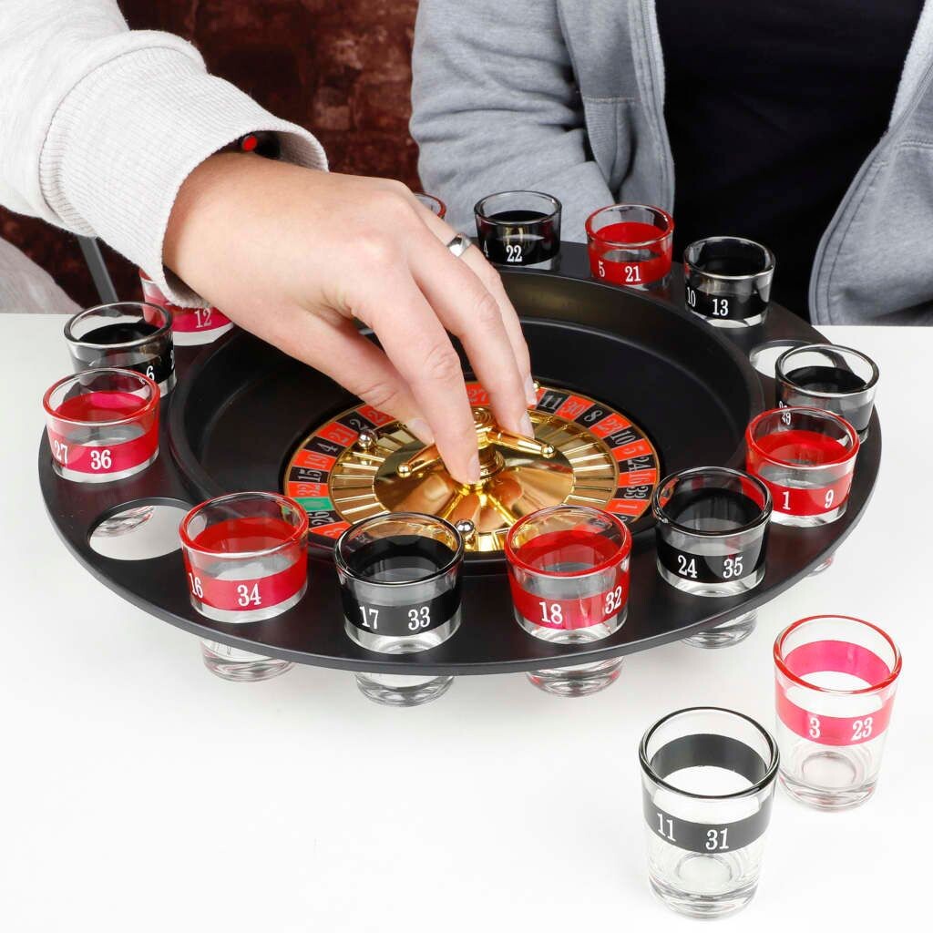 

HI Roulette питьевая игра Roulette Black, черный