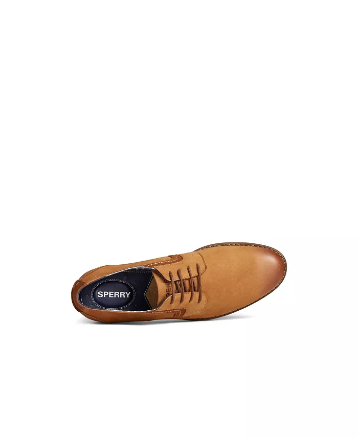 Мужские туфли-оксфорды Newman Dress Sperry, коричневый/бежевый — фото 3