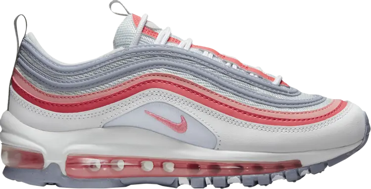 

Кроссовки Air Max 97 GS 'Indigo Haze Coral Chalk', белый