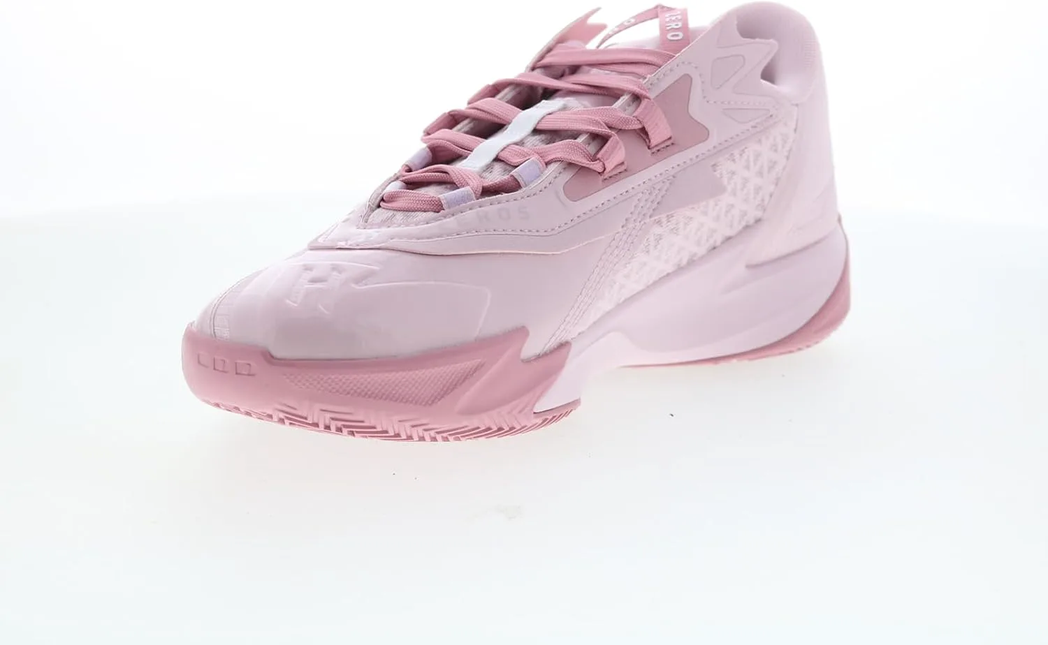 Мужские баскетбольные кроссовки PUMA Scoot Zeros II - серые, розовый/сиреневый — фото 4