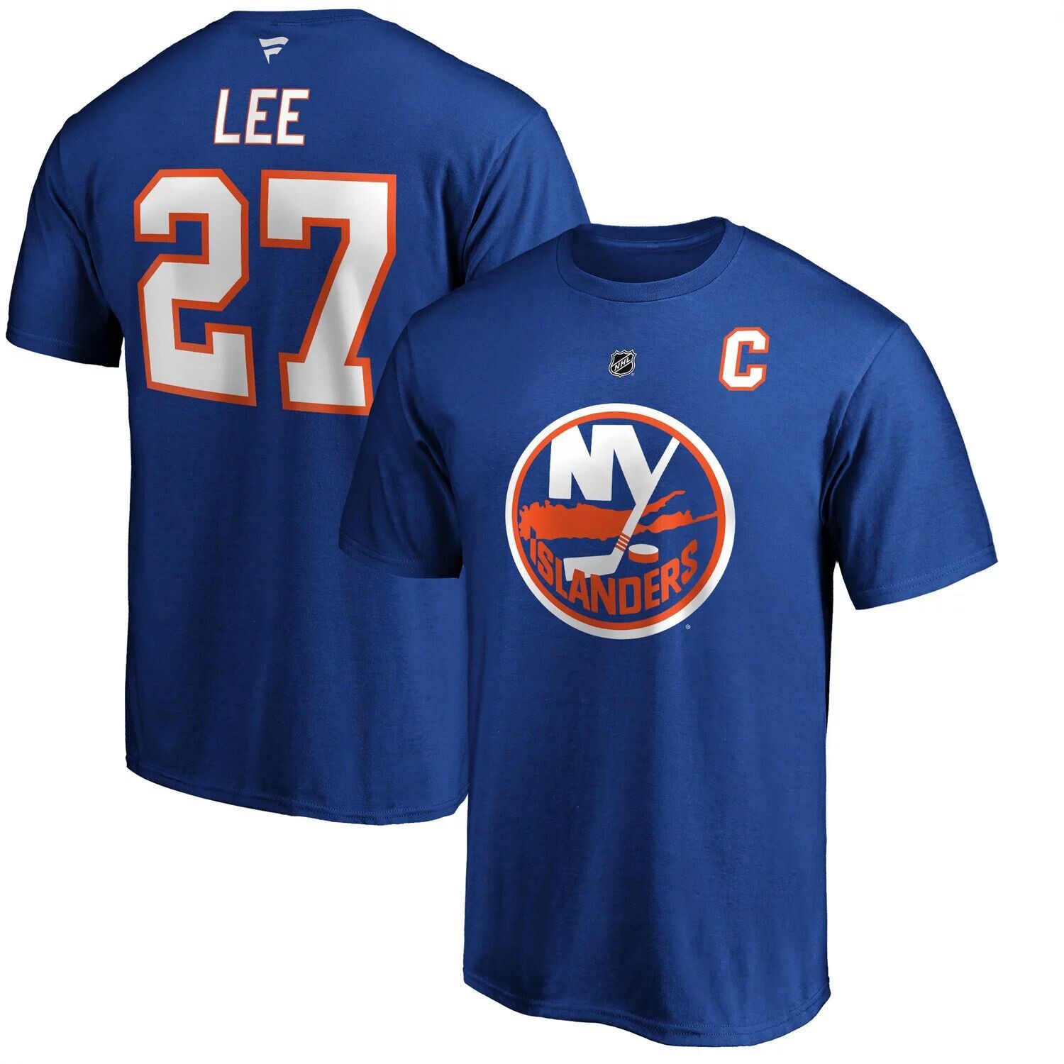 

Мужская футболка с аутентичным именем и номером Anders Lee Royal New York Islanders Fanatics