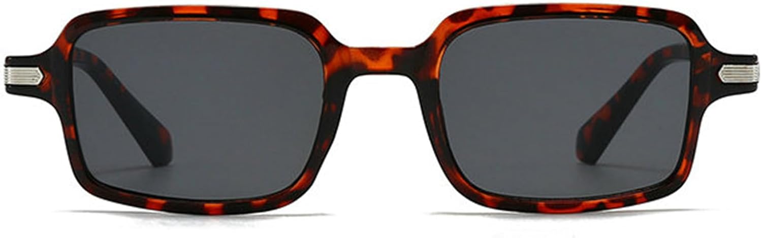 

Солнцезащитные очки Willochra Trend узкой квадратной формы для женщин, модные маленькие прямоугольные солнцезащитные очки с градиентным черным покрытием, защита от ультрафиолета UV400, C7