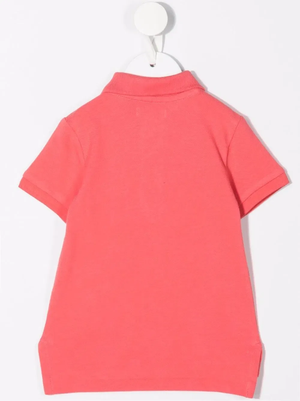 Поло с вышитым логотипом и короткими рукавами Polo Ralph Lauren Kids, розовый — фото 2