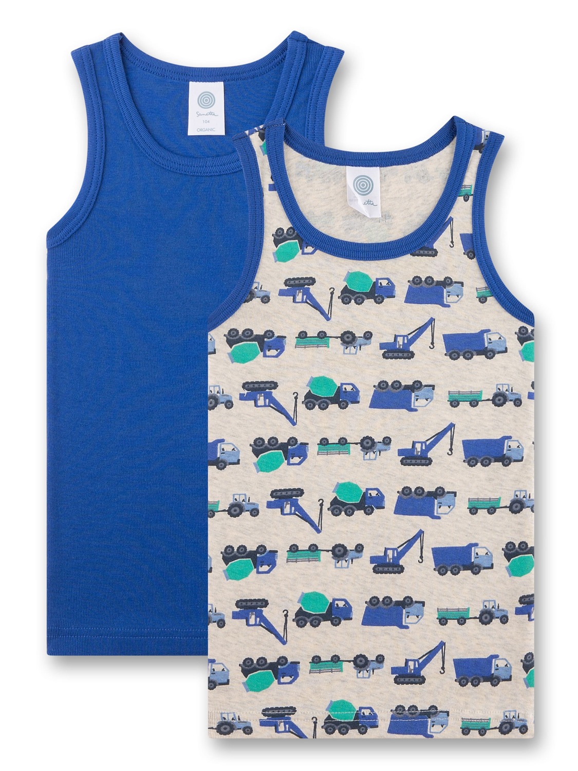 

Sanetta Майка в цветах беж, бирюза, индиго