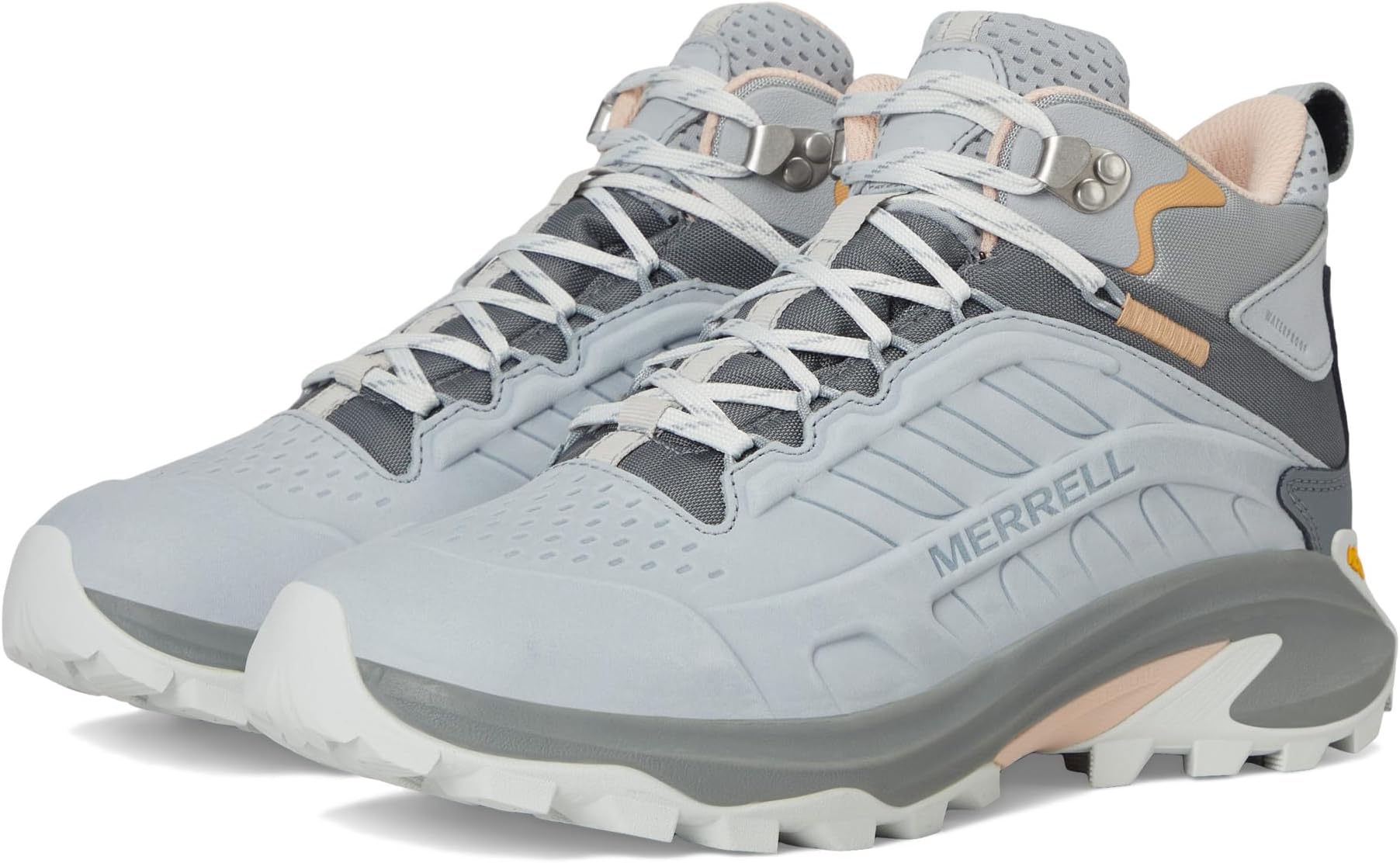 

Походные ботинки Merrell Moab Speed 2 Leather Mid Waterproof, цвет Gale