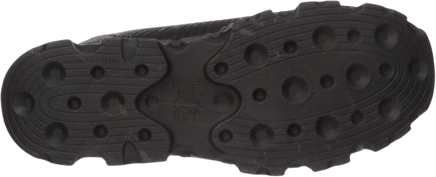Timberland PRO мужские промышленные рабочие ботинки Powertrain Sport Mid Alloy с защитным мыском и защитой от поражения электрическим током, Black/Grey — фото 4