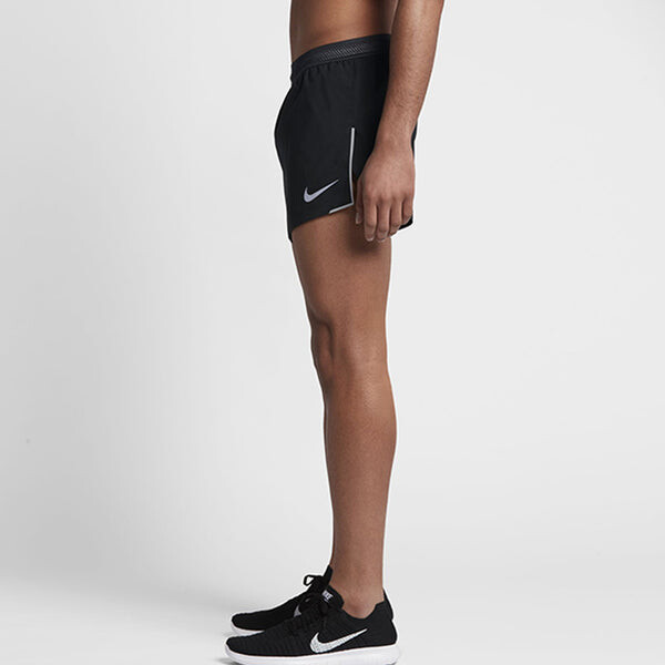 Шорты aeroswift 4' shorts 'black' Nike, черный — фото 2