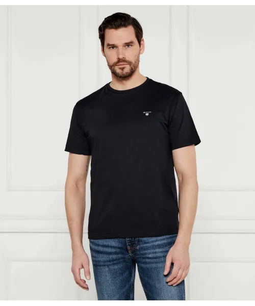 

Оригинальная футболка с изображением щита Regular fit Gant, черный