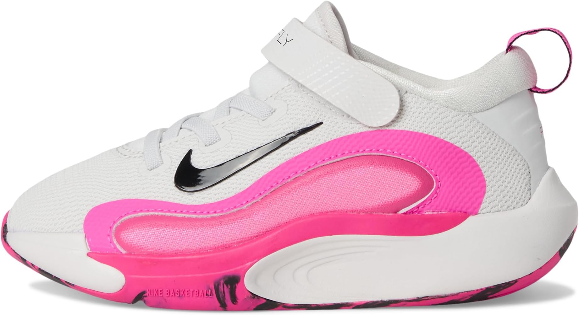 Кроссовки Nike Kids  IsoFly, Platinum Tint/Black/Laser Fuchsia — фото 4