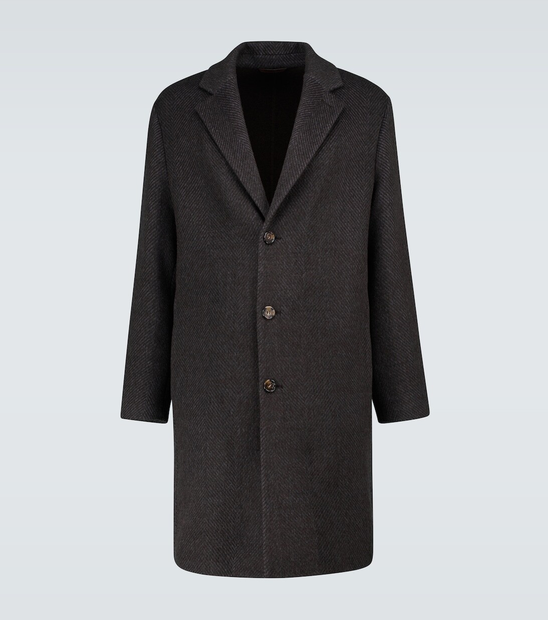 

Пальто Findon из смесовой шерсти Loro Piana, черный