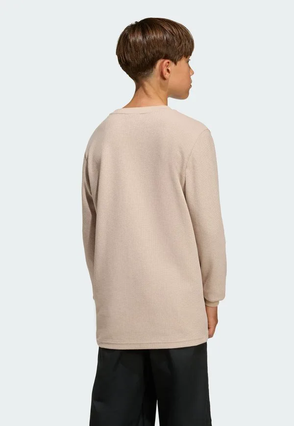 Детская футболка с длинными рукавами унисекс Adidas Originals, Stone Khaki — фото 2