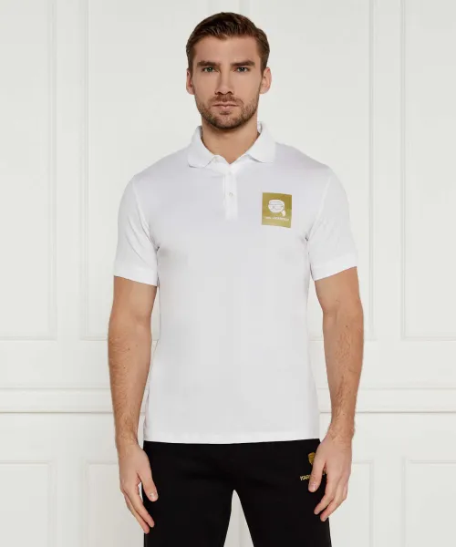 

Футболка поло Regular fit Karl Lagerfeld, белый