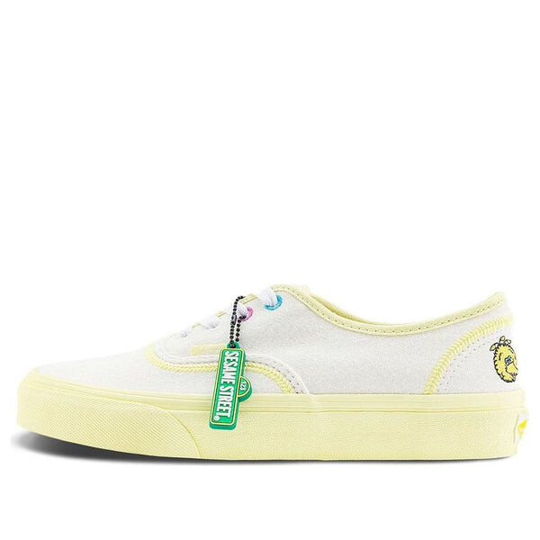 

Кроссовки x sesame street authentic 'white yellow' Vans, белый