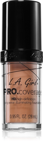 

Осветляющая жидкая основа L.A. Girl Cosmetics PRO. Coverage, Nude Beige 28 ml