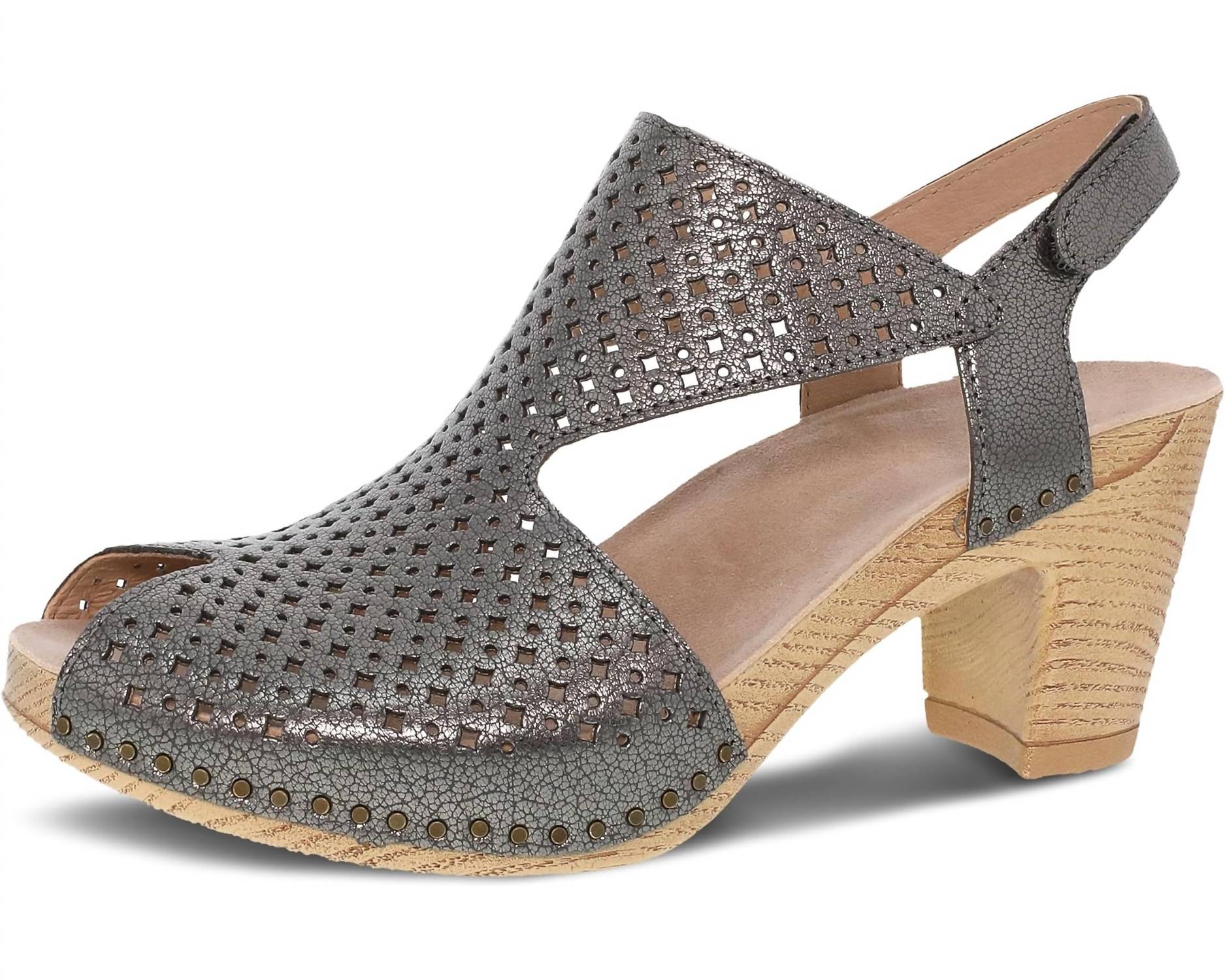 Женские сандалии Teagan серого цвета dansko