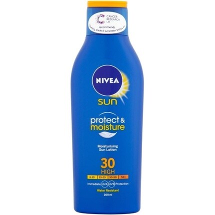 

Солнцезащитный и увлажняющий лосьон Spf30 200мл, Nivea