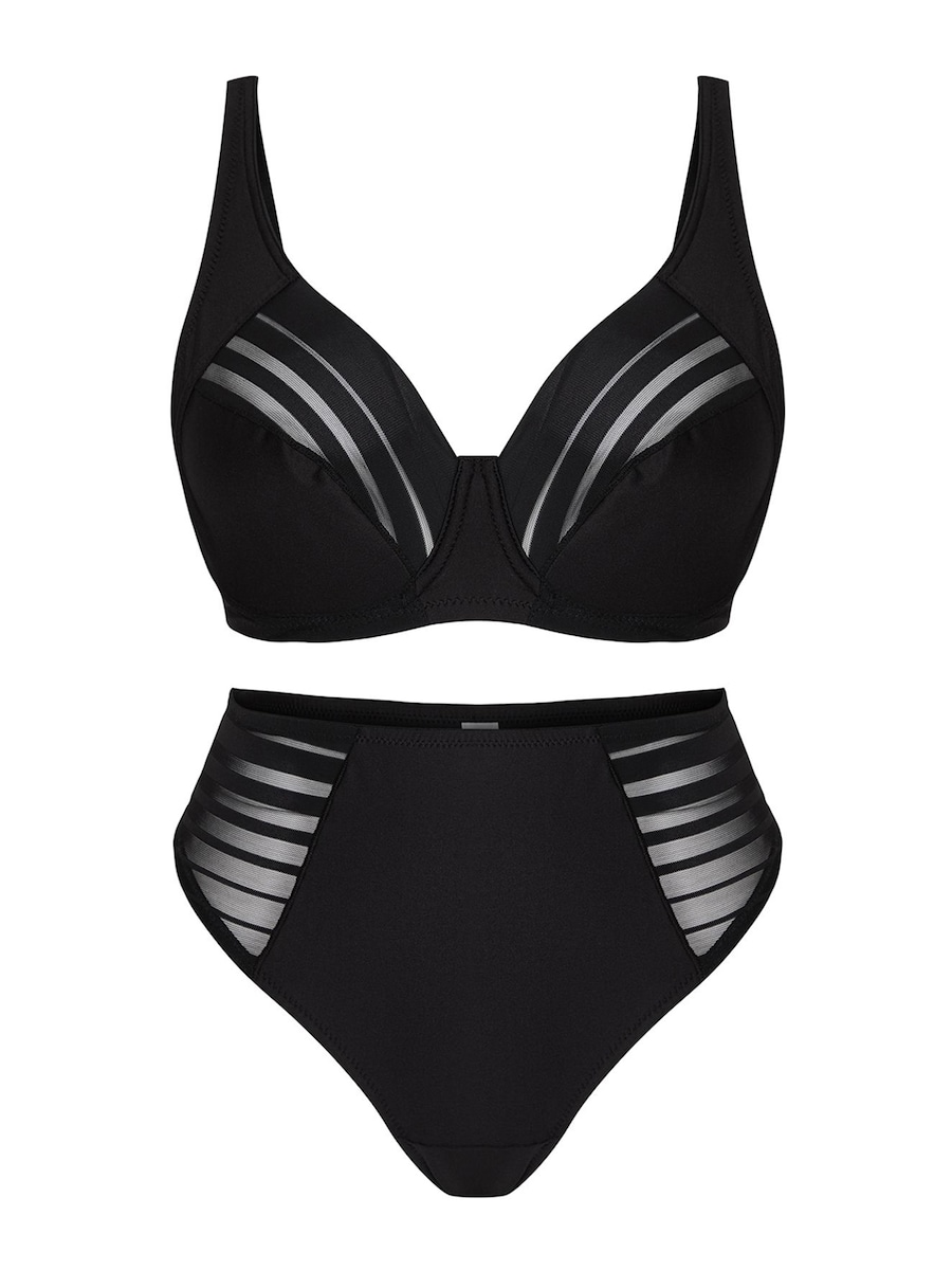 

Комплекты нижнего белья с футболками Trendyol Curve, черный