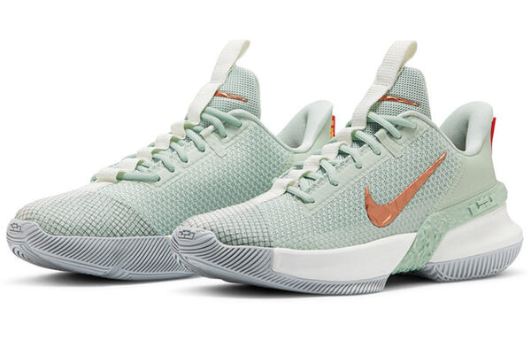 Кроссовки Nike LeBron Ambassador 13 'Empire Jade', цвет pistachio frost/metallic copper/black — фото 3