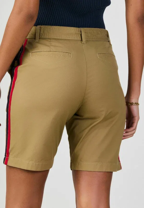 Шорты Regular fit chino short with side stripes, Next, цвет загар коричневый — фото 2