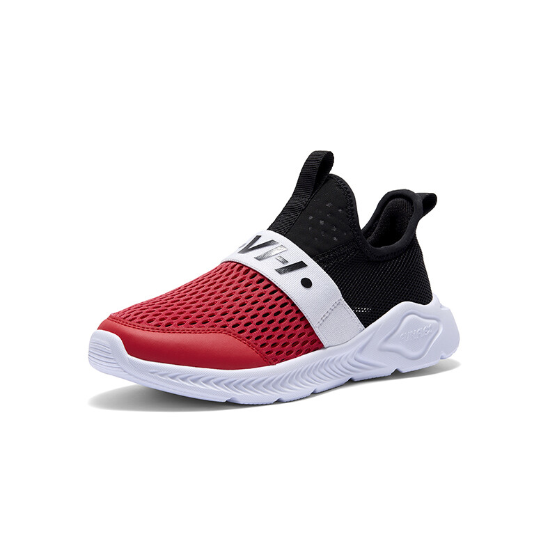 Детские кеды Kids Low-top Black/Red 361°Kids, черный/красный — фото 3