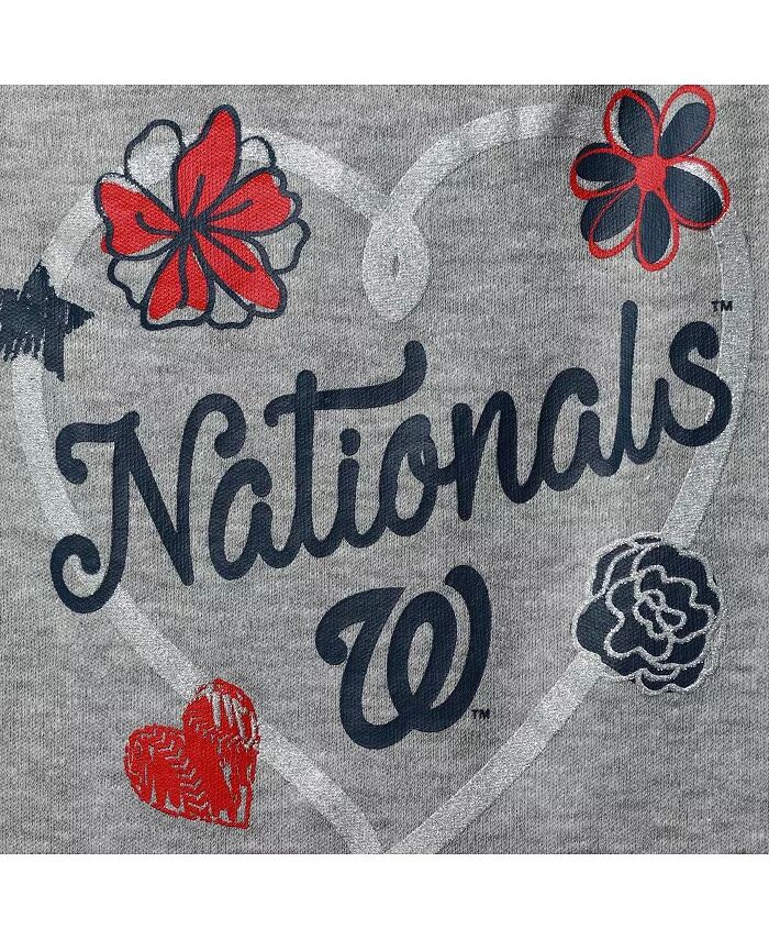 Комплект из 3 боди для новорожденных и младенцев Washington Nationals красного, темно-синего и серого цветов Outerstuff — фото 3