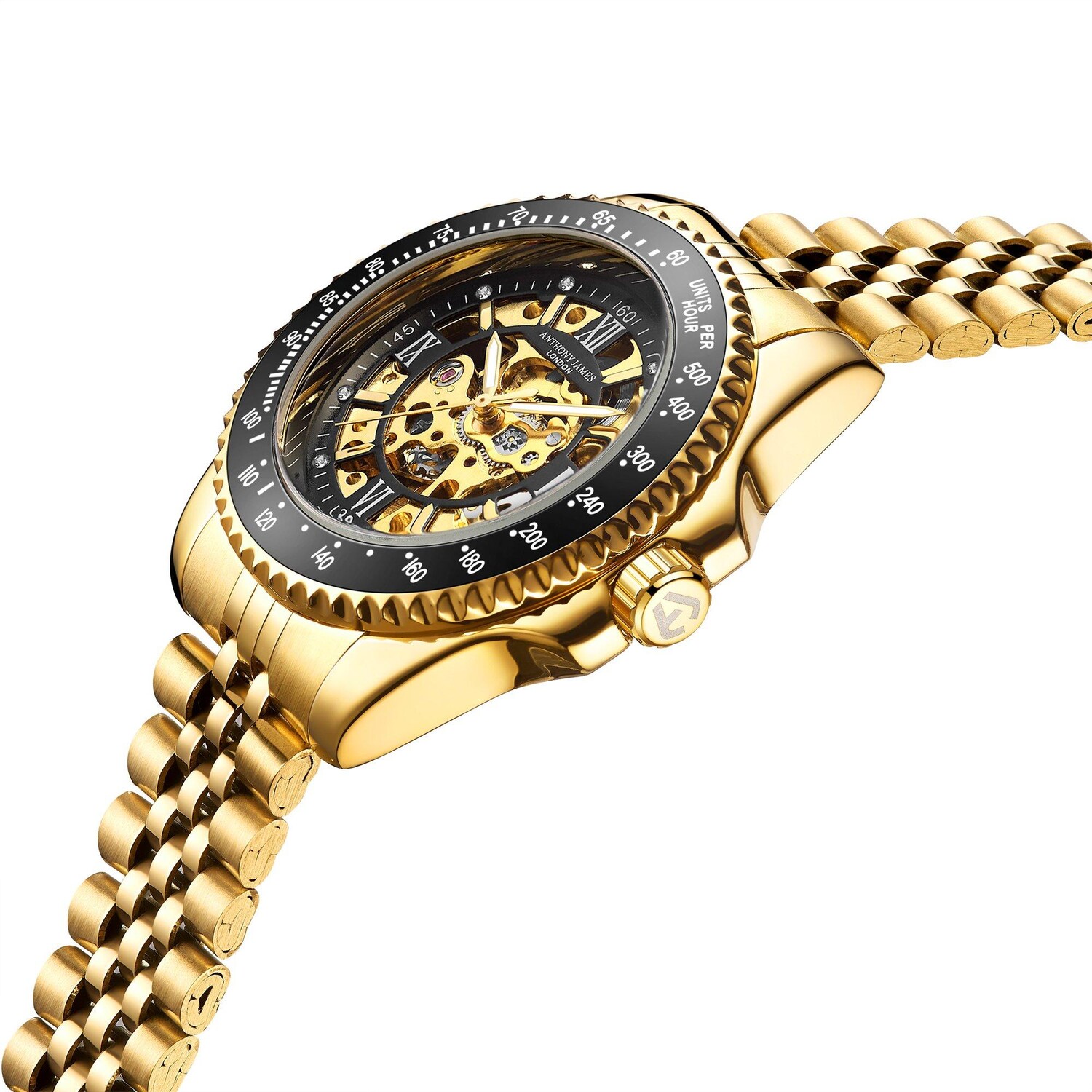 Автоматические спортивные часы Anthony James Limited Edition с тахометром — фото 4