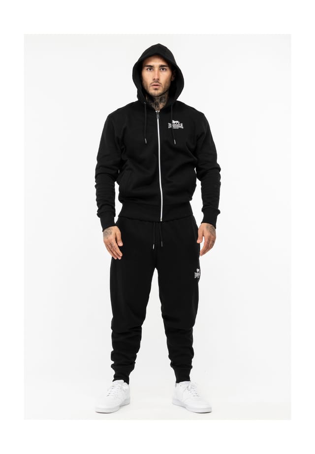 

Спортивный костюм с капюшоном обычный крой гниющий Lonsdale, черный