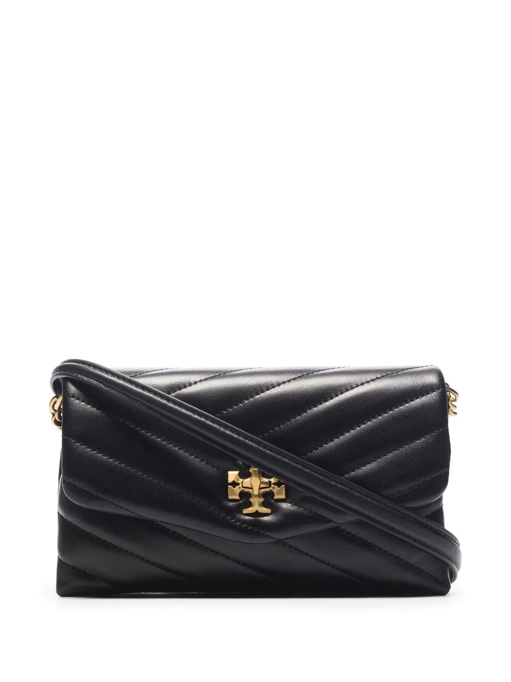 

Кошелек Kira Chevron Chain Tory Burch, черный