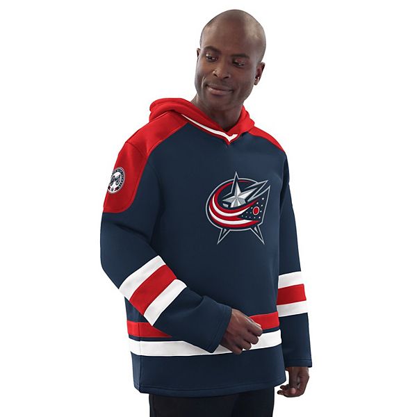 

Толстовка с капюшоном мужская navy/red columbus blue jackets hockey Starter, Красный, Толстовка с капюшоном мужская navy/red columbus blue jackets hockey Starter