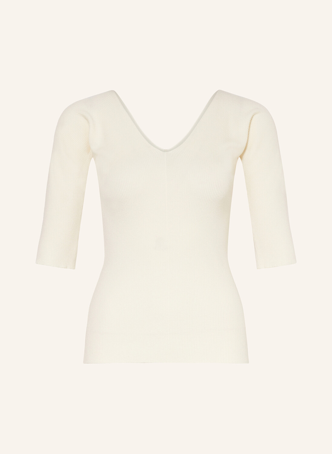

Рубашка Oceano с рукавами 3/4 Weekend Max Mara, экрю