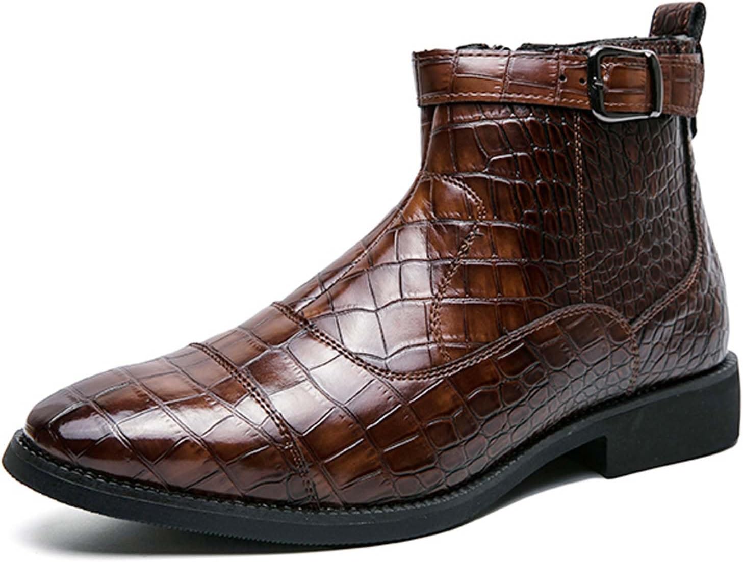 

Мужские ботинки челси: модные остроносые ботинки в городском стиле, деловые, повседневные, формальные, минималистичные, для работы, офиса, униформы, банкетов, церквей, свадеб, костюмов, платьев, высокие кожаные ботинки Generic, коричневый