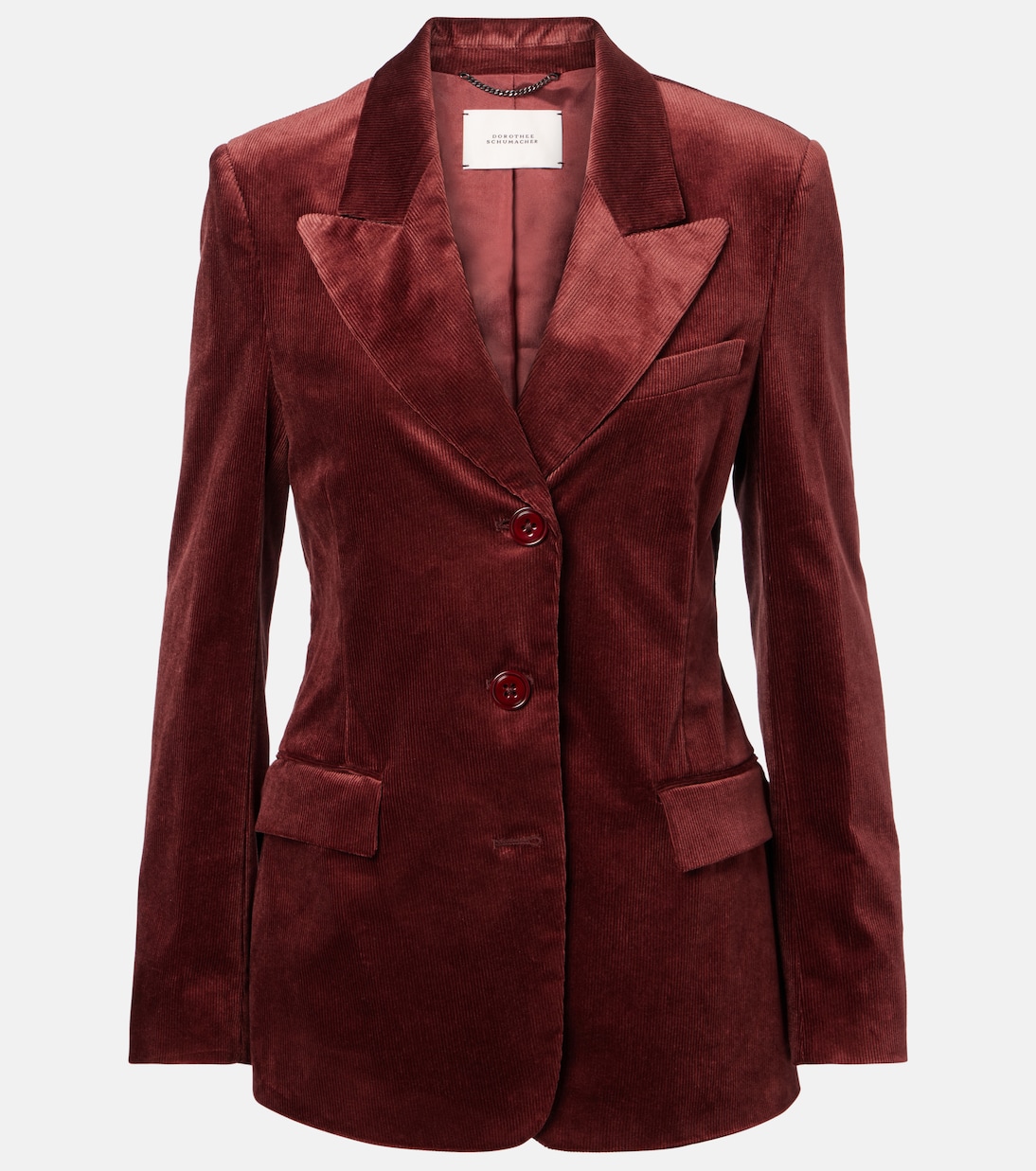 

Вельветовый пиджак с перекрученной структурой Dorothee Schumacher, Maroon